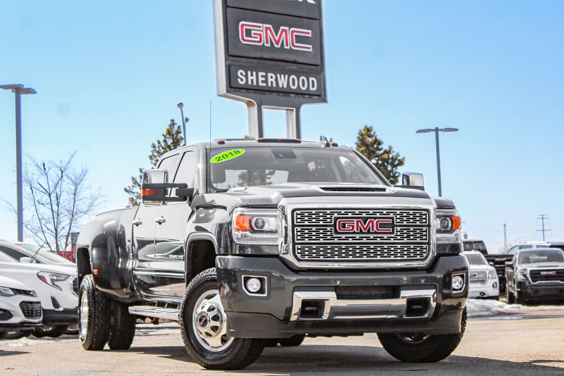 Certified Pre Owned 2018 Gmc Sierra 3500 Hd Denali Drw 4wd Crew Cab Pickup