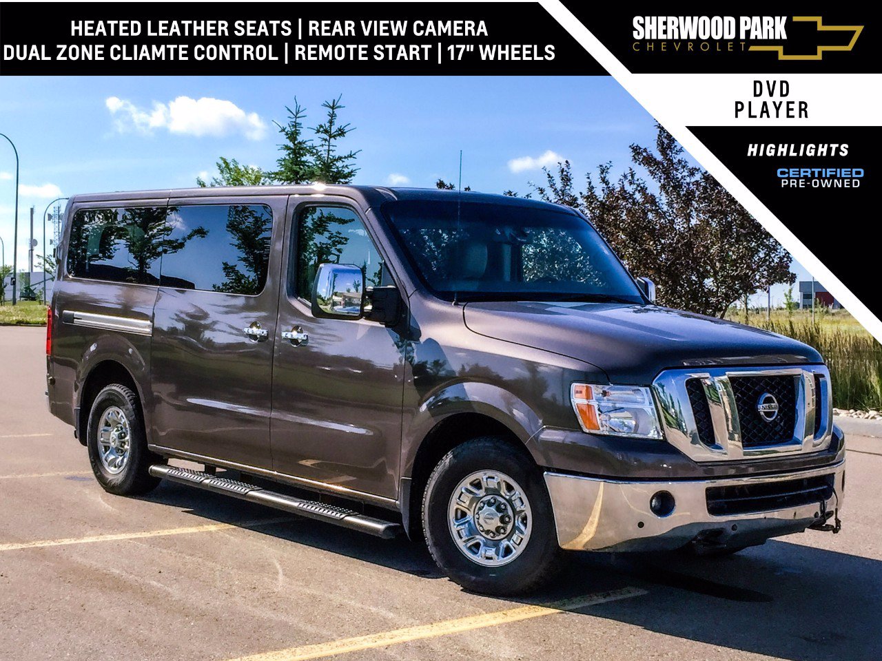 Certified Pre Owned 2018 Nissan Nv Passenger Nv3500 Hd Sl 12 Passenger Rwd Full Size Passenger Van 1080